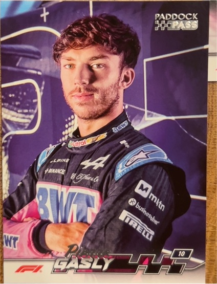 2024 Topps Paddock Pass Formula 1 #60 Pierre Gasly — front