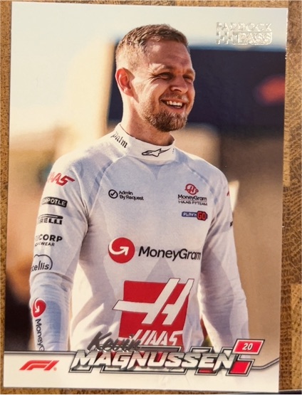 2024 Topps Paddock Pass Formula 1 #16a Kevin Magnussen — front