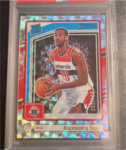2024-25 Panini Donruss #215 Alexandre Sarr Rated Rookie — front