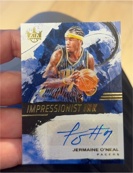 2024-25 Panini Court Kings #6678 Jermaine O'Neal Impressionist Ink — front