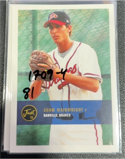 2000 Just 2K #291 Adam Wainwright — front