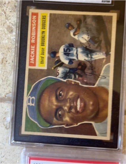 1956 Topps #30 Jackie Robinson — front