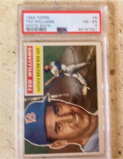 1956 Topps #5 Ted Williams — front