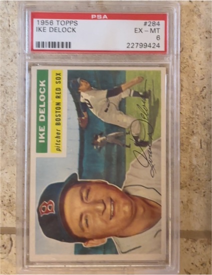 1956 Topps #284 Ike Delock — front