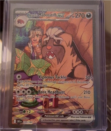 2025 Pokémon TCG #235 Arven's Mabosstiff ex — front