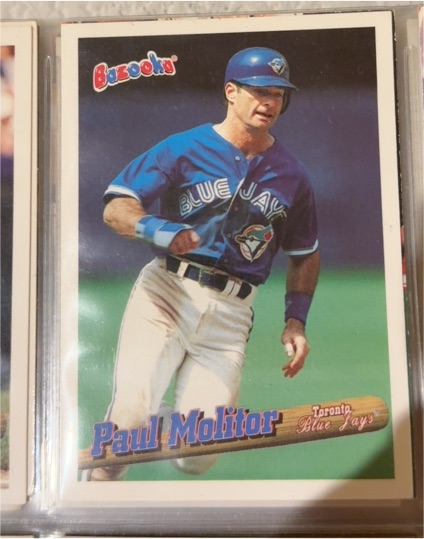 1996 Topps Bazooka #64 Paul Molitor — front