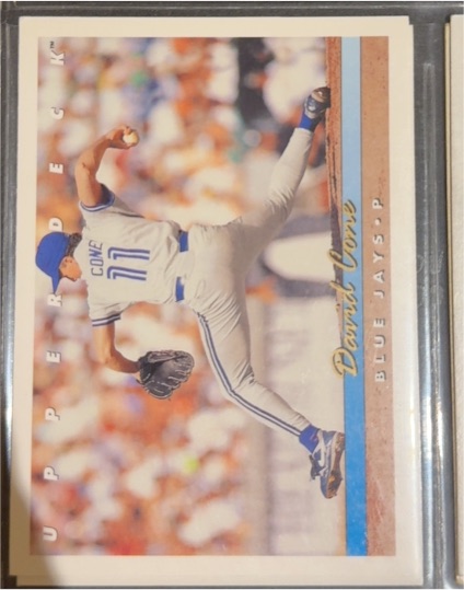 1993 Upper Deck #335 David Cone — front
