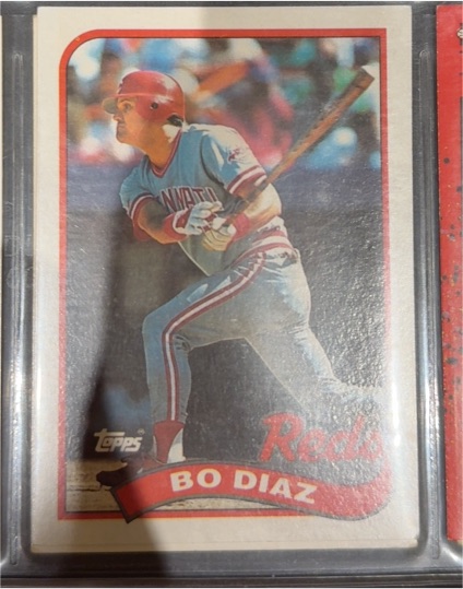1989 Topps #422 Bo Diaz — front