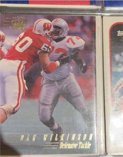1994 Pacific #448 Dan Wilkinson Ohio State Buckeyes Rookie — front