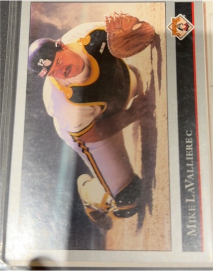 1992 Leaf #228 Mike LaValliere — front