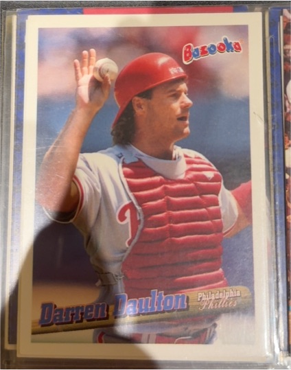 1996 Topps Bazooka #39 Darren Daulton — front