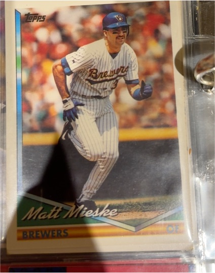 1994 Topps #339 Matt Mieske — front