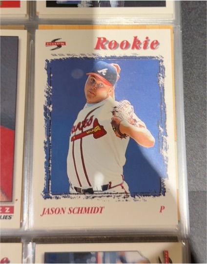 1996 Score #228 Jason Schmidt — front