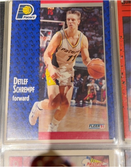 1991-92 Fleer #85 Detlef Schrempf — front