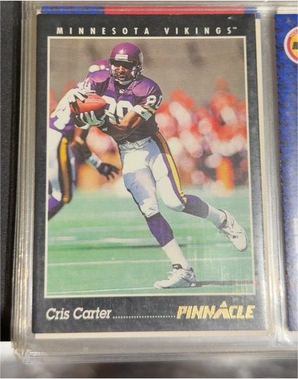 1993 Pinnacle #46 Cris Carter — front