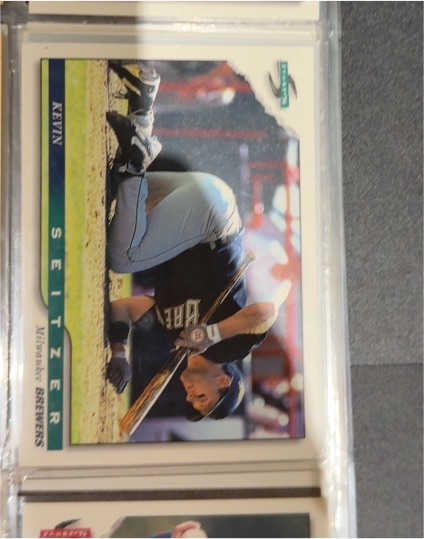 1996 Score #59 Kevin Seitzer Milwaukee Brewers — front