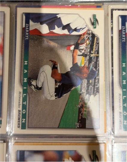 1996 Score #85 Darryl Hamilton — front