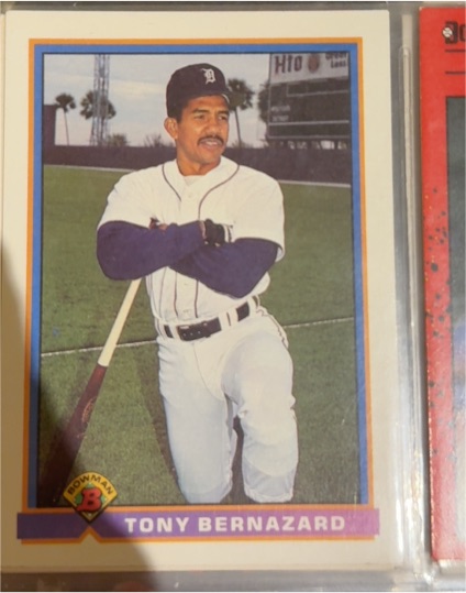 1991 Bowman #143 Tony Bernazard — front