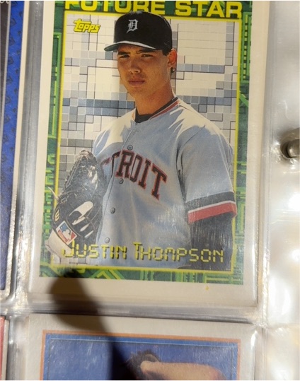 1994 Topps #313 Justin Thompson — front