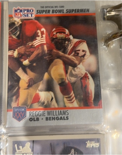 1990 Pro Set #135 Reggie Williams — front