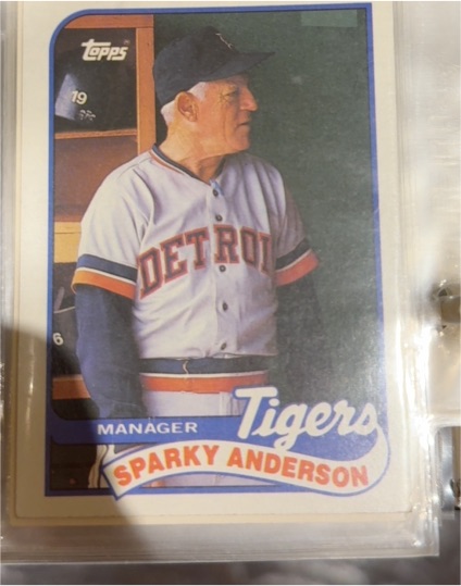 1989 Topps #193 Sparky Anderson — front