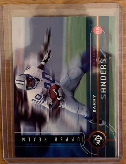 1998 Upper Deck UD3 #61 Barry Sanders UE — front