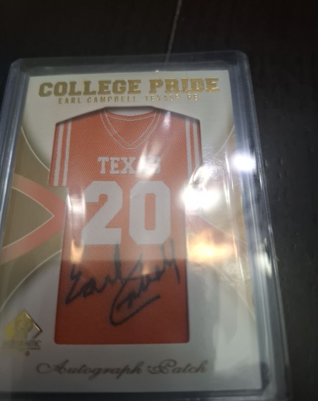 2010 SP Authentic College Pride #CP-EC Earl Campbell — front