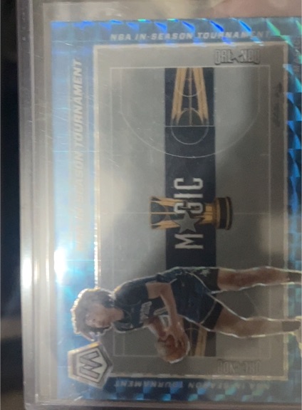 2023-24 Panini Mosaic IN SEASON TOURNAMENT SSP #IN-SSP Anthony Black Rookie — front