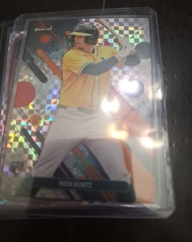 2025 Topps Finest #10 Nick Kurtz RC — front