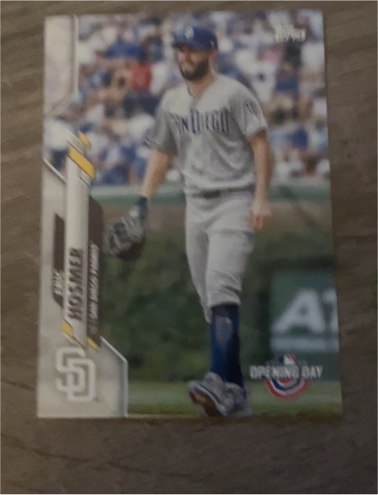 2020 Topps #627 Eric Hosmer San Diego Padres — front