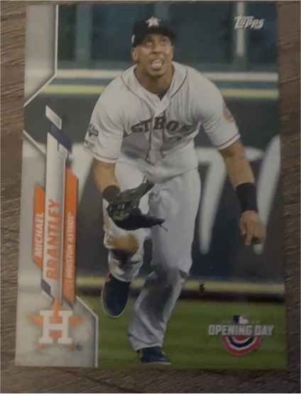 2020 Topps #513 Michael Brantley — front