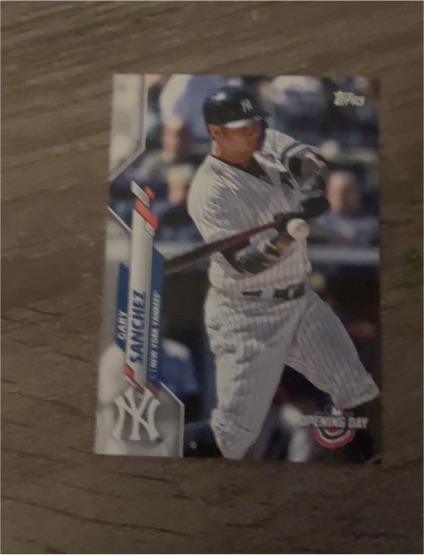 2020 Topps Opening Day #46 Gary Sanchez — front