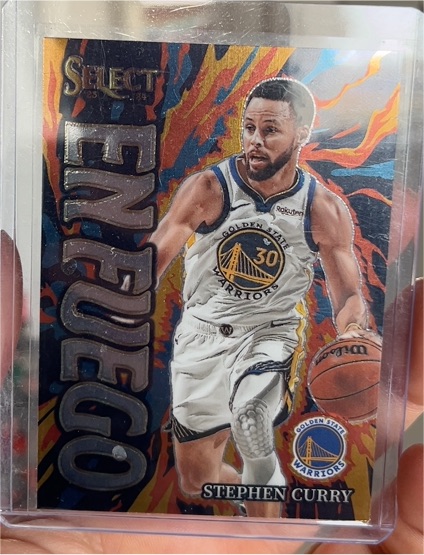 2023-24 Panini Select #8 Stephen Curry En Fuego — front
