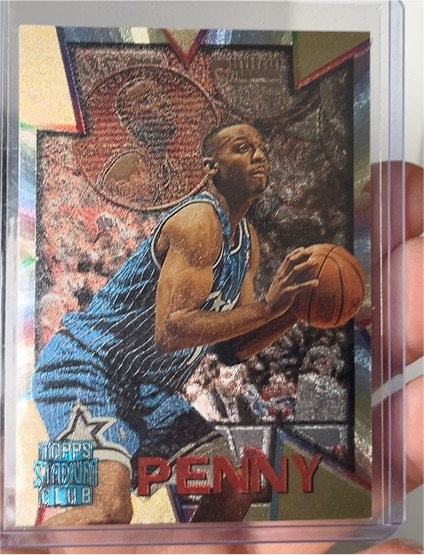 1996-97 Topps Stadium Club Mega Heroes #MH5 Anfernee Hardaway — front