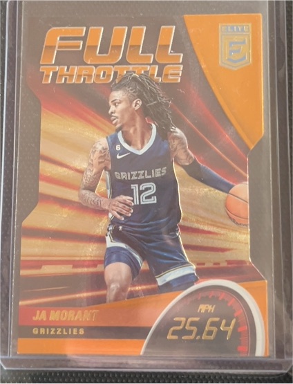 2022-23 Donruss Elite Full Throttle #7 Ja Morant — front
