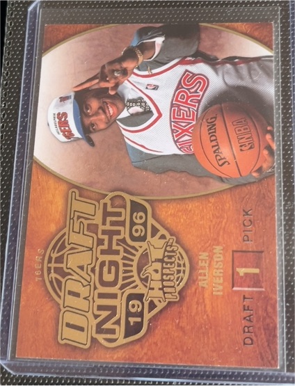 2008-09 Fleer Hot Prospects Draft Night #1 Allen Iverson — front