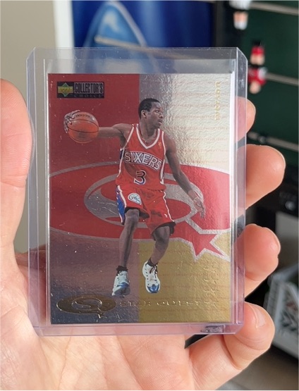 1997-98 Upper Deck Collector's Choice Star Quest #SQ82 Allen Iverson — front