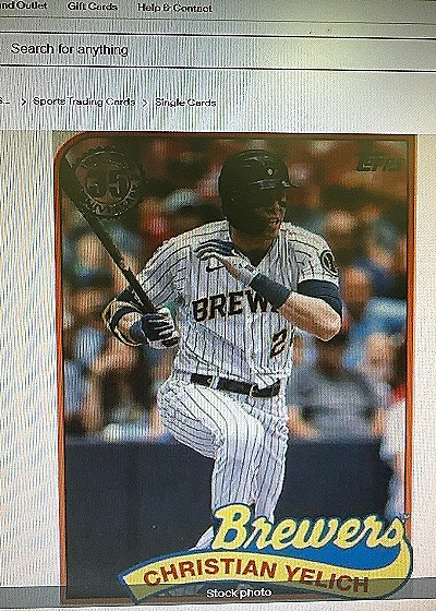 2022 Topps #207 Christian Yelich — front
