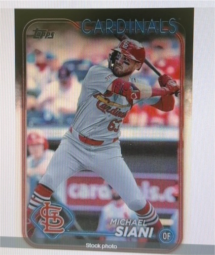 2024 Topps Update #US113 Michael Siani — front