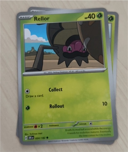2024 Pokémon TCG SV10: Destined Rivals #024 Rellor — front
