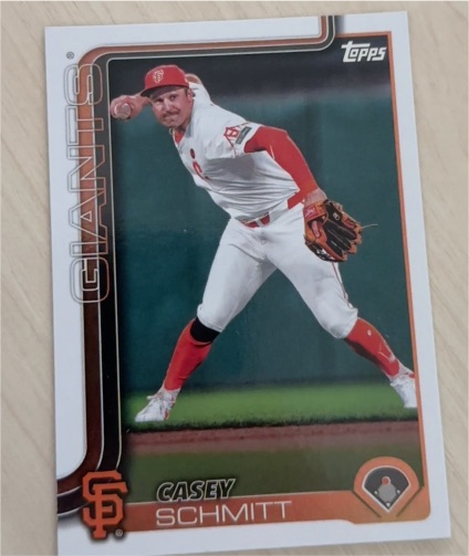 2025 Topps Series 2 #495 Casey Schmitt — front