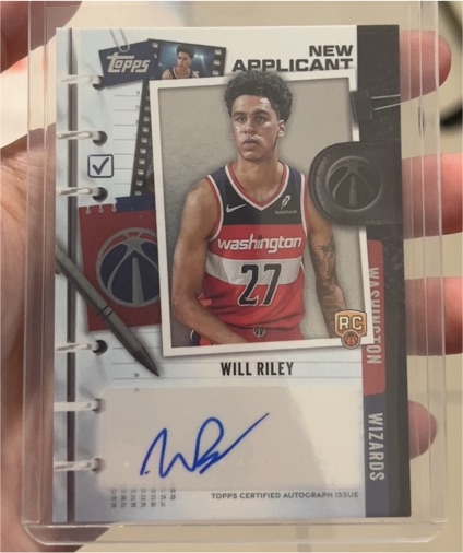 2025 Topps #NA-WR Will Riley — front