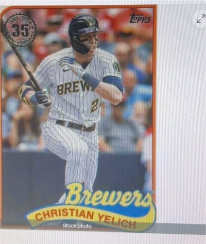 2024 Topps 35th Anniversary #89B-43 Christian Yelich — front