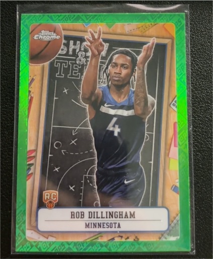 2024-25 Topps Chrome Show & Tell #ST-15 Rob Dillingham — front