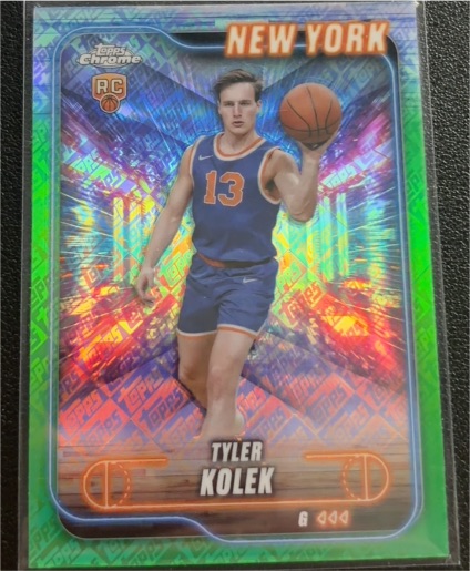 2024-25 Topps Chrome #167 Tyler Kolek — front