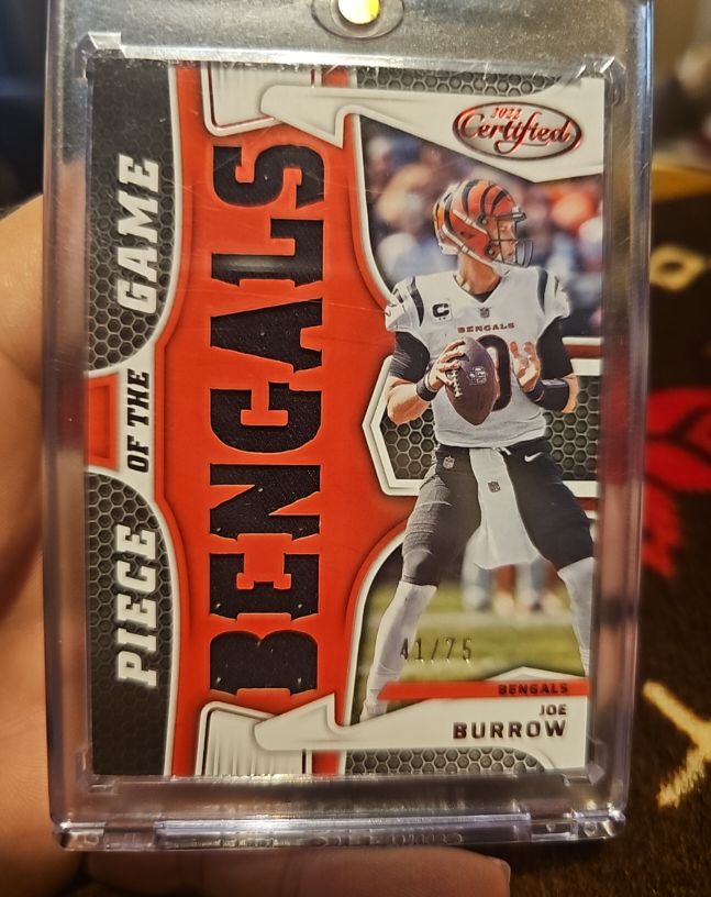 2022 Panini Certified #PG-JB Joe Burrow — front