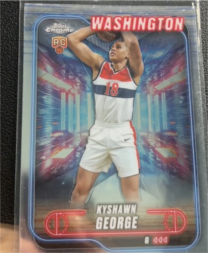 2024-25 Topps Chrome #158 Kyshawn George — front