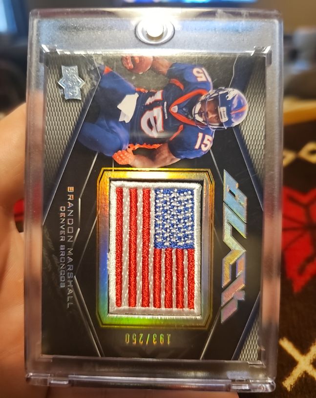 2009 Upper Deck Black #JQQ7F Brandon Marshall — front
