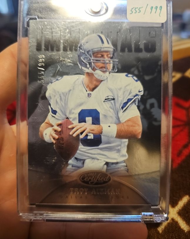 2013 Panini Certified Immortals Troy Aikman #Immortals — front