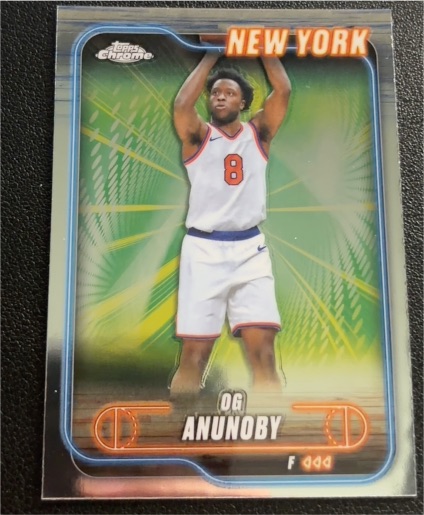 2024-25 Topps Chrome #60 OG Anunoby — front